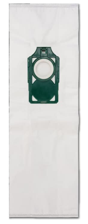Green bag holder design shown on EnviroCare replacement bags for easy recognition