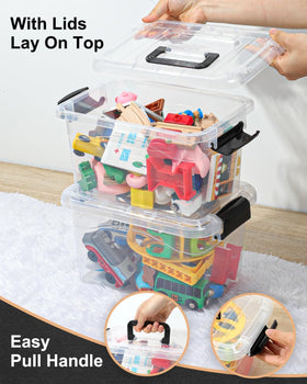 EOENVIVS BPA-free plastic bin suitable for pantry and closet.