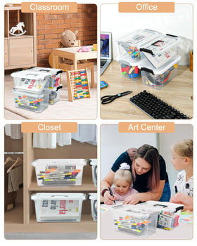EOENVIVS lids with buckle and top handle keep contents dry and accessible.