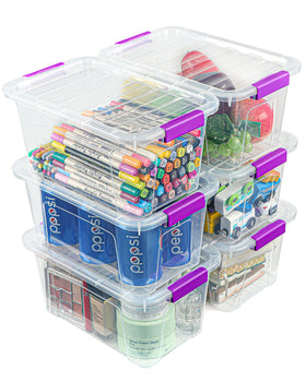 EOENVIVS Clear Storage Bin offers instant visibility for pantry items.