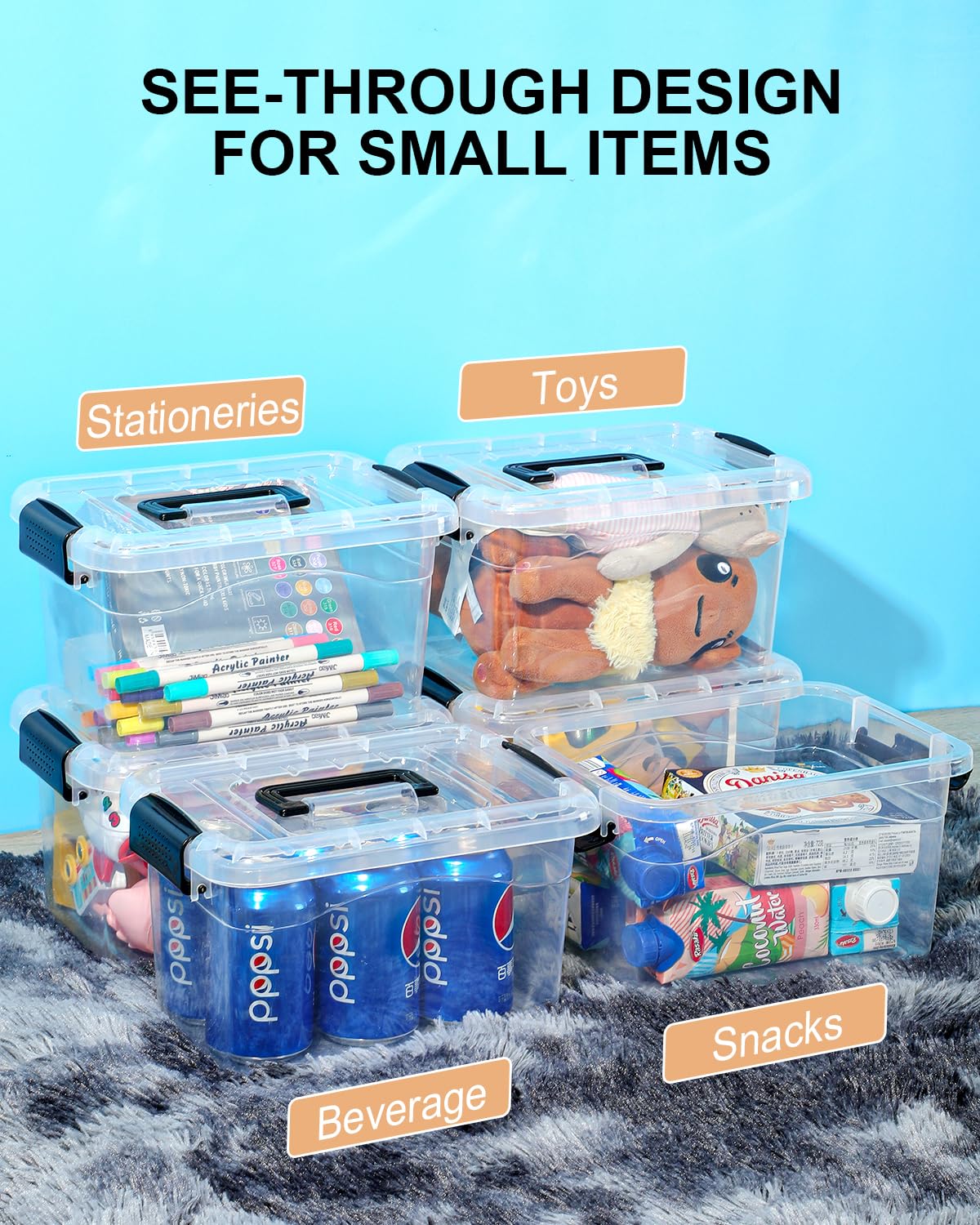 EOENVIVS durable storage bin for daily home or office use.