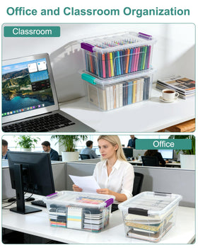 Perfect for pantry, toy storage, and office supplies.