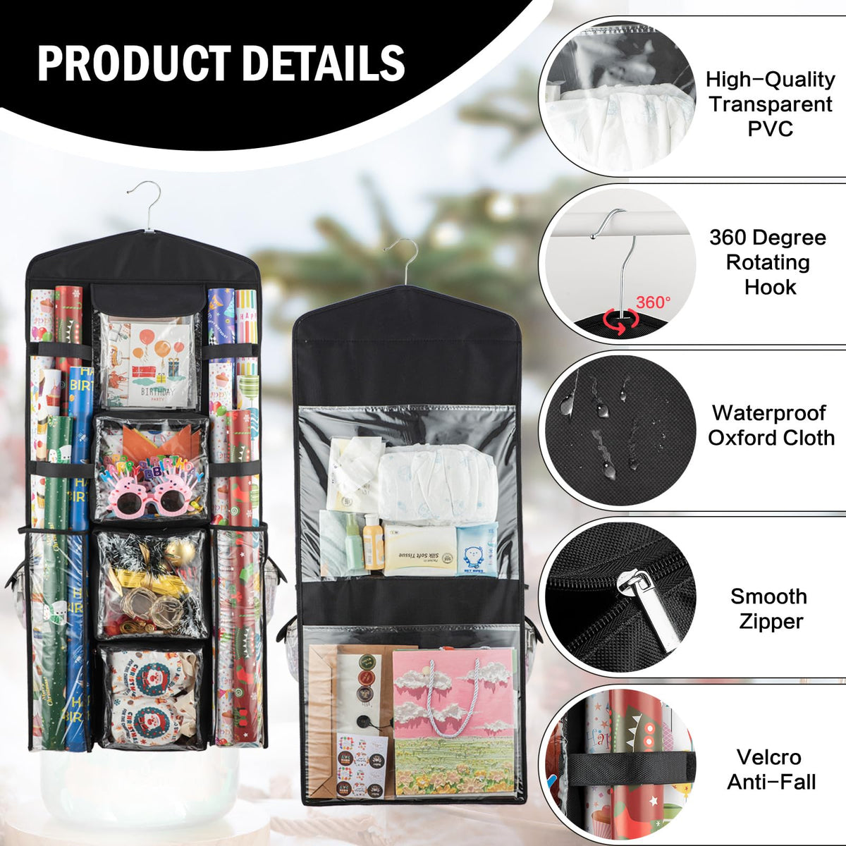 EOLIMEX 360-degree rotation aids effortless item retrieval