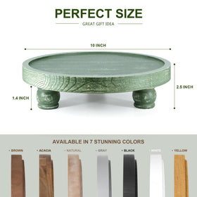 EOSAHR green display riser holds candles for ambient lighting