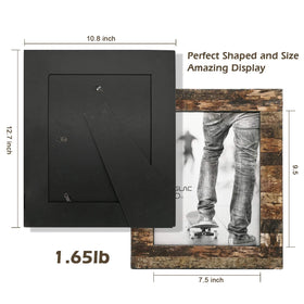 Eosglac easel-back frame supports vertical or horizontal viewing