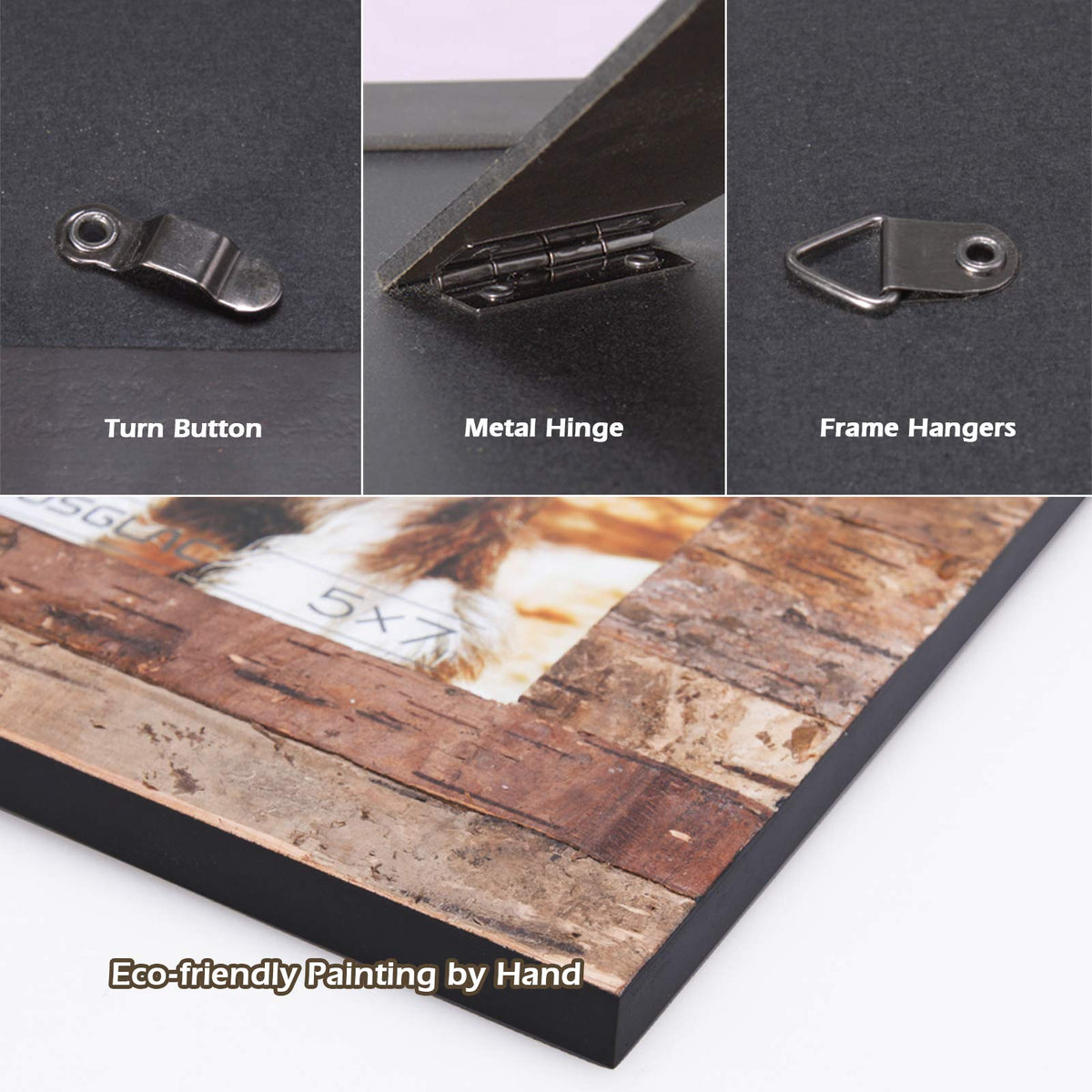 Eosglac natural wood finish complements photos and home decor
