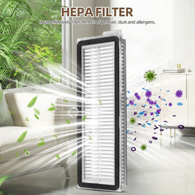 EOVWAEO HEPA filters capture up to 99.99% of particles.
