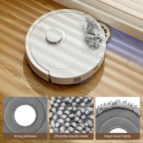 EOVWAEO side brushes reach corners for deeper debris removal.