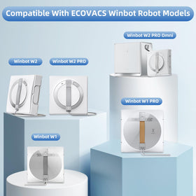 EOVWAEO Winbot W2 PRO mop pad absorbs moisture for easy washing
