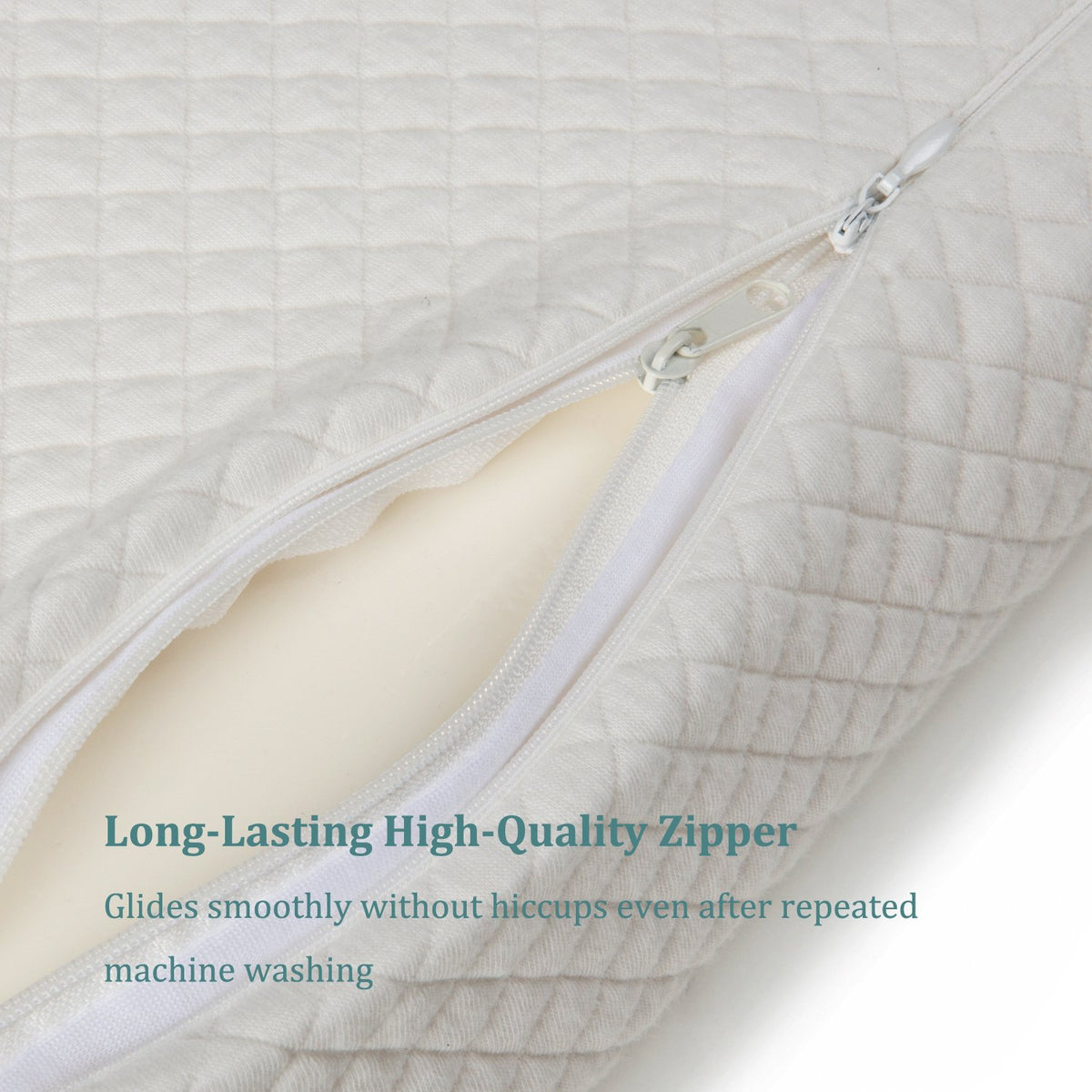 EPABO hypoallergenic pillowcase offers silky softness and skin-friendly feel.
