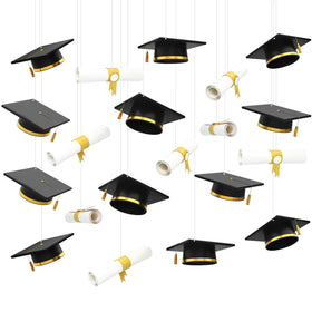Epakh graduation cap 3D design 12inch banner enhances photo backdrops