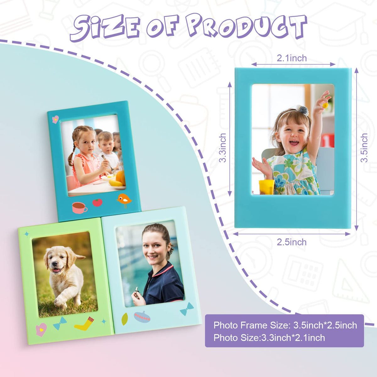 Epakh Instax Mini compatible frame enhances small memories