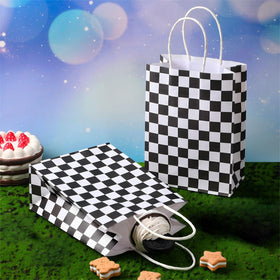 Epakh white kraft paper bags, safe for wrapping food and treats.