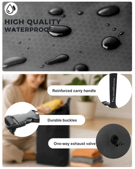 EPEDAL24 compression feature reduces bulk by up to 50 percent in luggage.