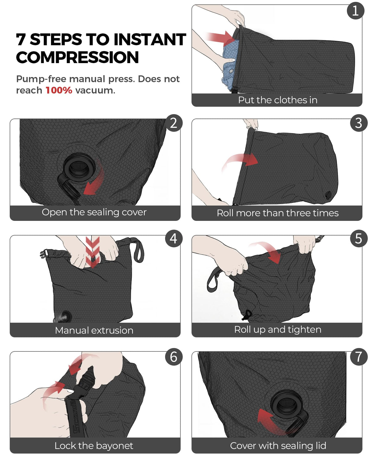 EPEDAL24 folded compact for easy packing in backpacks and suitcases.