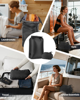 EPEDAL24 multi-purpose bag keeps gym clothes organized between activities.