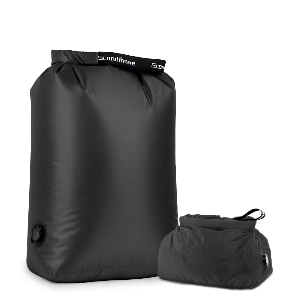 EPEDAL24 travel laundry bag with roll-top closure for secure packing