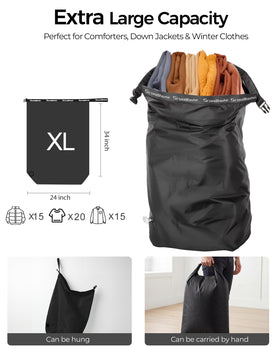 EPEDAL24 XL bag demonstrates pump-free compression to save space in luggage.