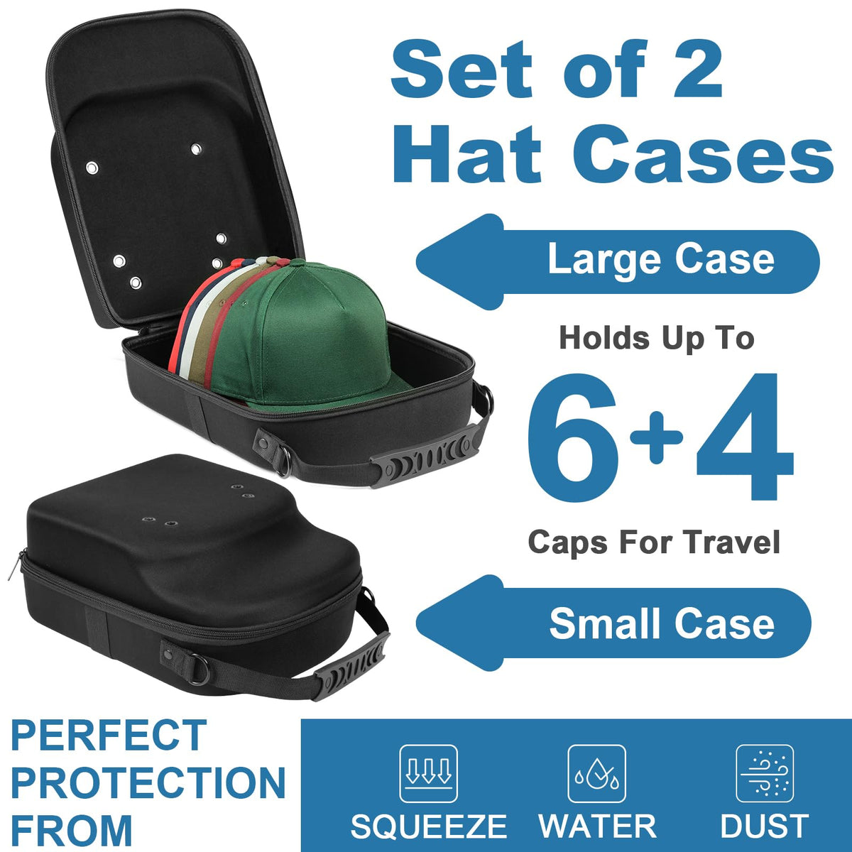 Epesoware compact small cap case ready for quick access