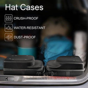Epesoware dual size hat case for home storage and on the go