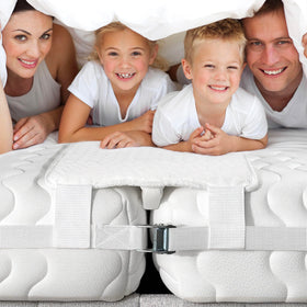 EPHEDORA 12in bed bridge assembly ensures a secure mattress connection.