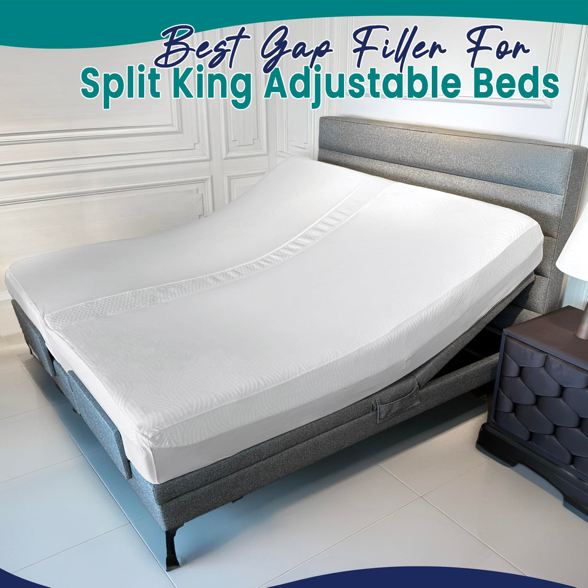 EPHEDORA adjustable bed compatibility for stable, seamless sleep
