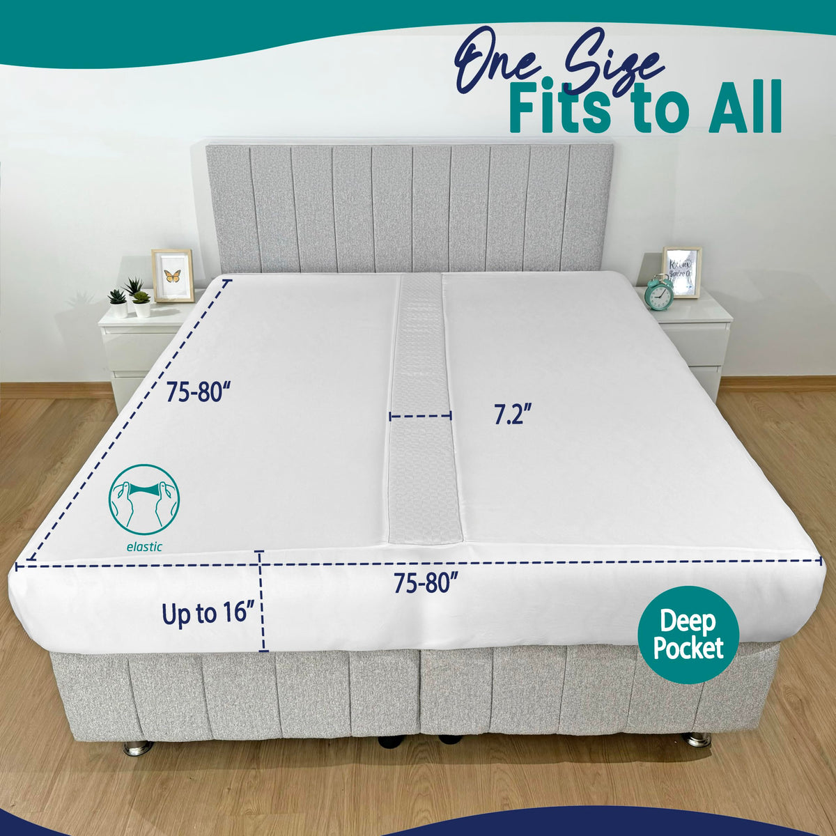 EPHEDORA grey foam gap filler enhances bed surface stability