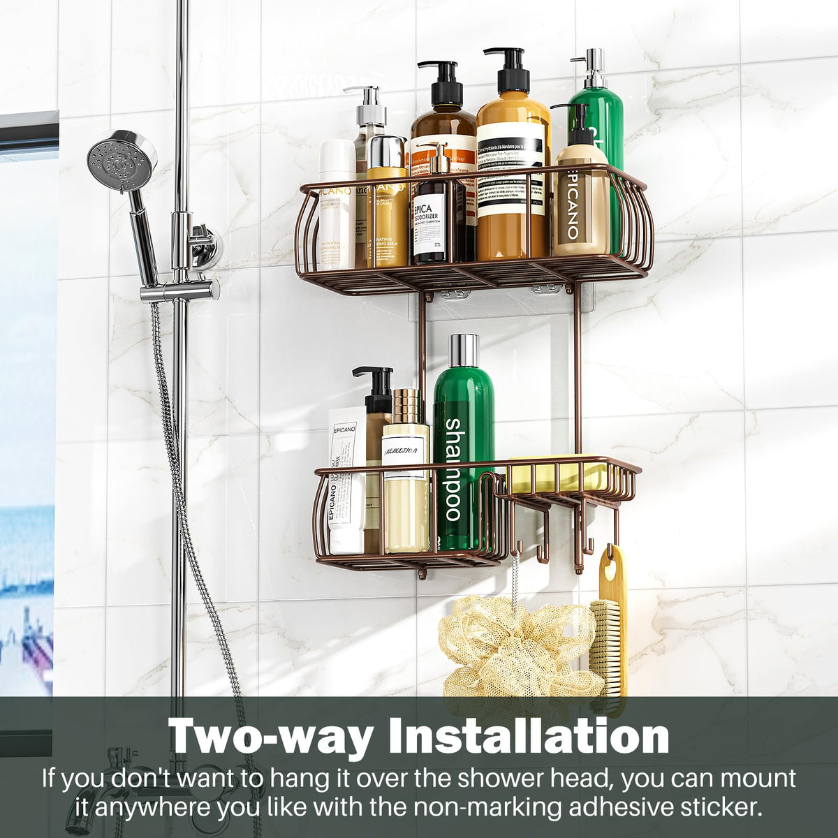 Epicano 26-inch rack provides upright space for bulky items.