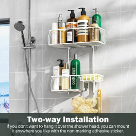 Epicano fits most shower heads for a seamless look and quick setup.