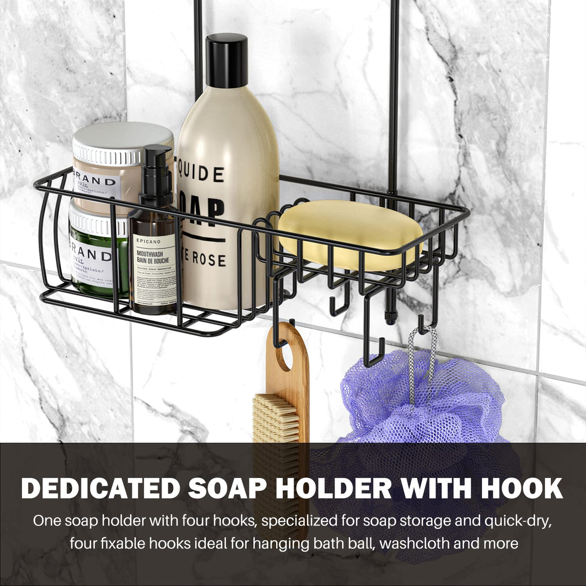 Epicano easy over-head install requires no drilling or tools.