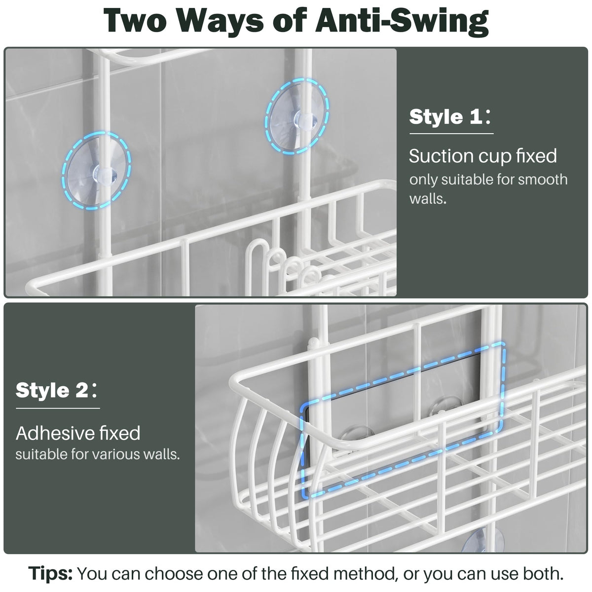 Epicano hollow design enables fast drainage and keeps shower area clean.