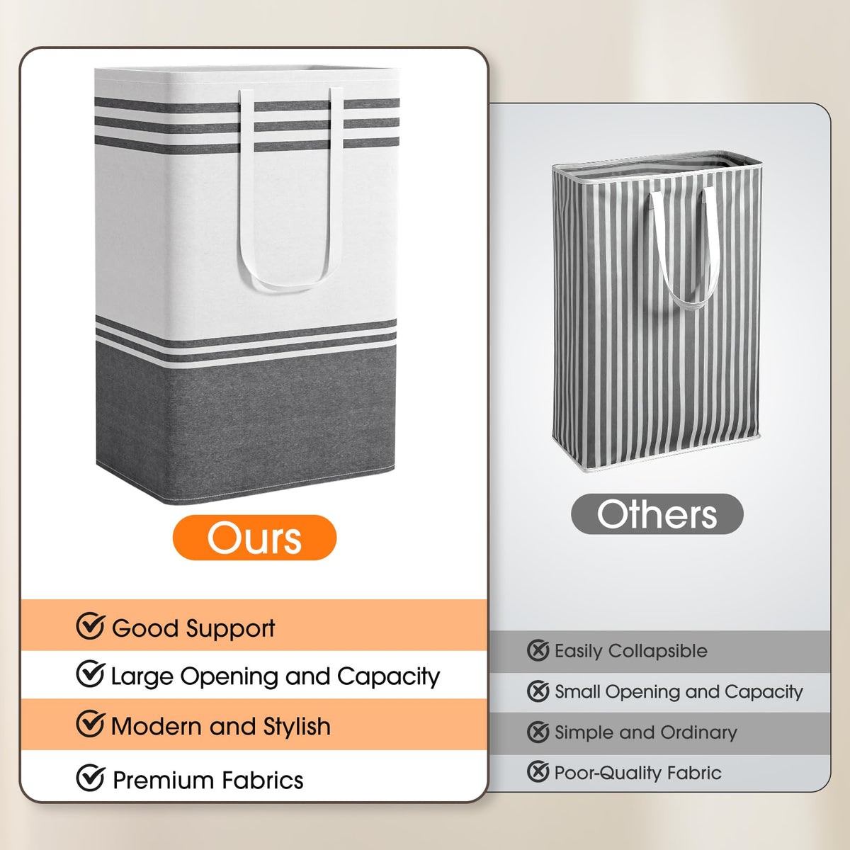 EpicTotes collapsible design makes storage seamless in closets and drawers.