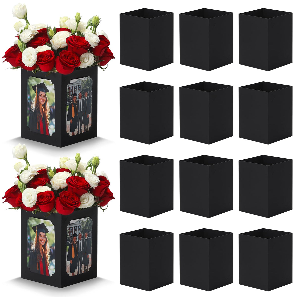 EQOREIIN graduation box centerpiece setup enhances table decor for a festive display