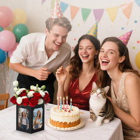 EQOREIIN durable cardboard centerpiece is easy to assemble for events