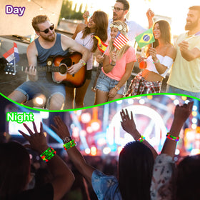 Equsion glow-in-the-dark bracelets offer versatile fashion statements for women and men.
