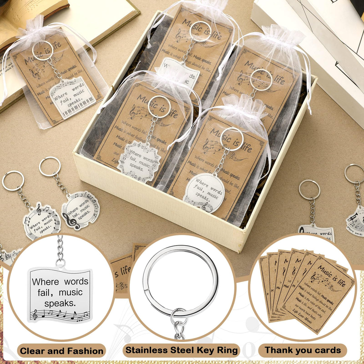 Equsion organza bag packaging enhances presentation for gifts and party favors.