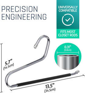 ERA Accents durable metal construction of pants hanger for longevity