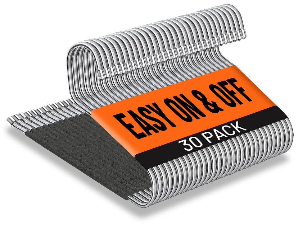 ERA Accents pants hanger demonstrating open-ended design for easy loading and unloading