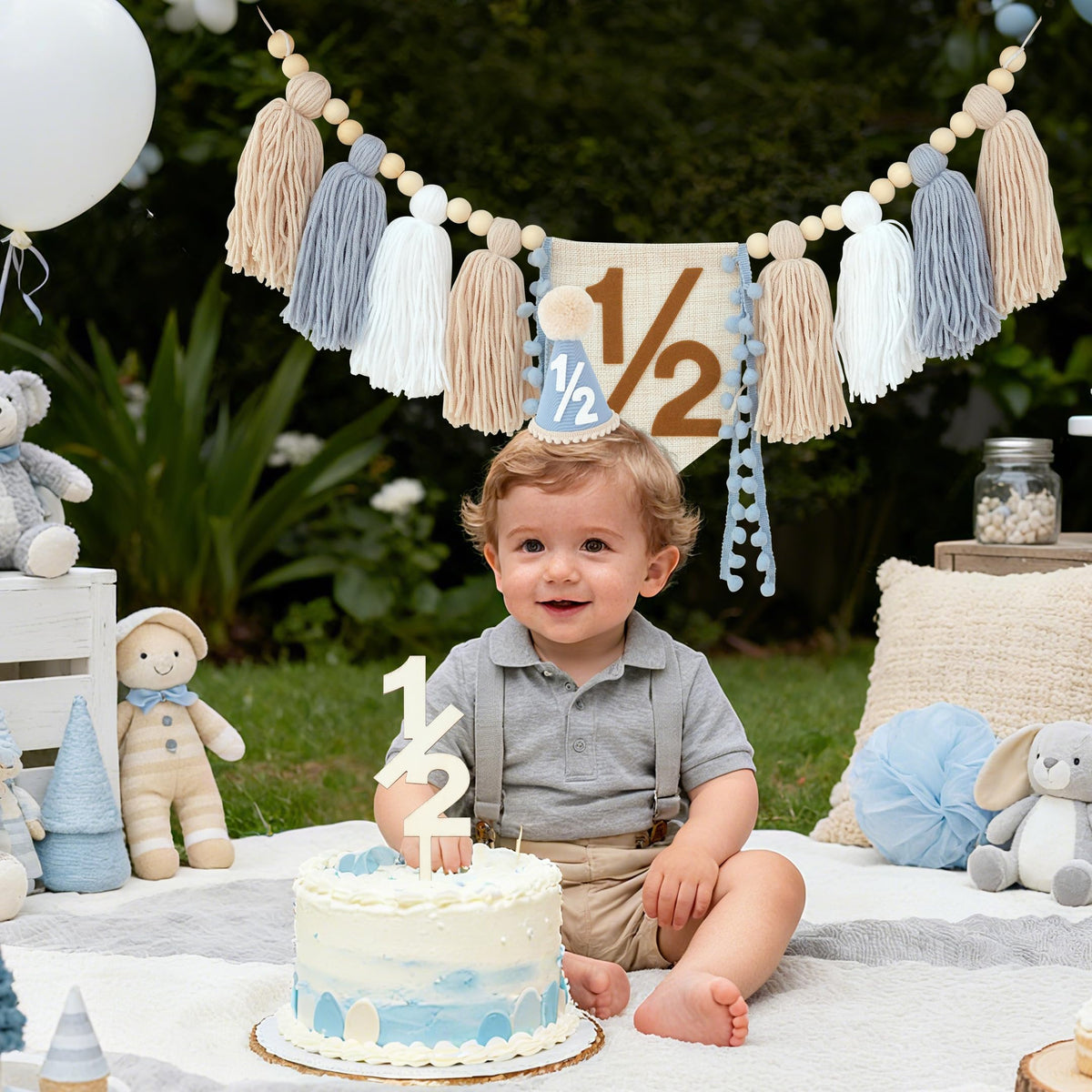 Ereniko photoshoot props for memorable half-year milestone photos.