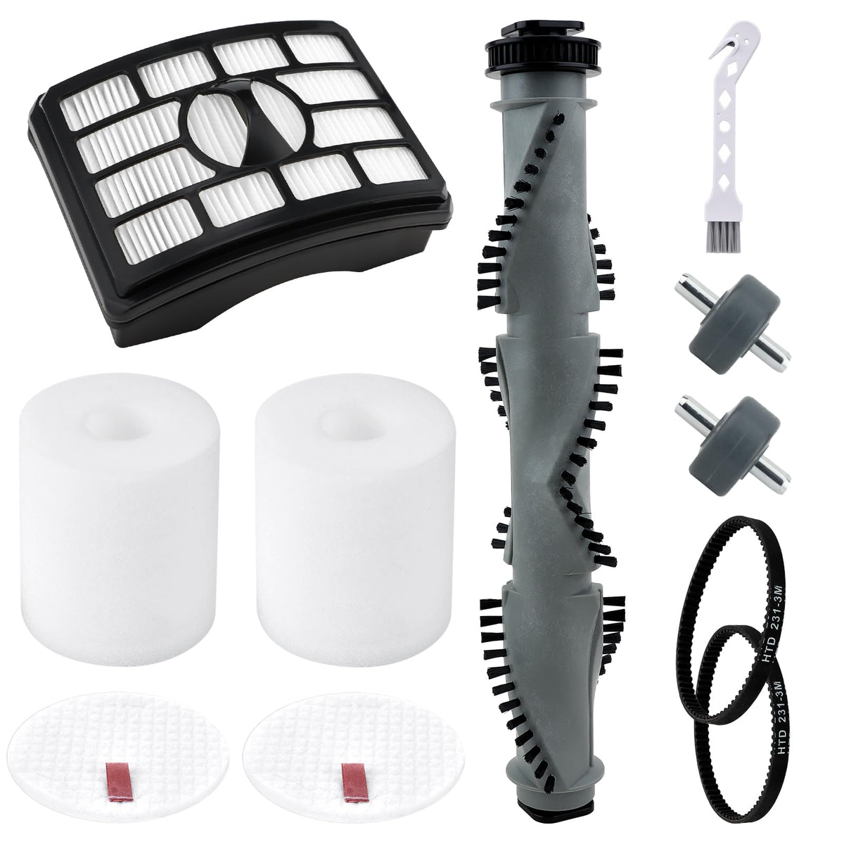 Erinice Shark Rotator brush-roller kit for deep cleaning and pet hair removal.