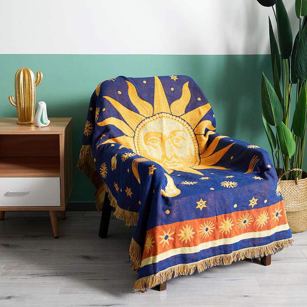 Erke fringed tassels add texture to chairs and couches
