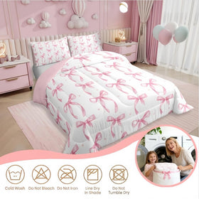 Erosebridal lightweight comforter provides season-friendly warmth.