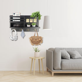 Eryvik durable wooden rack highlights sturdy construction and compact footprint.