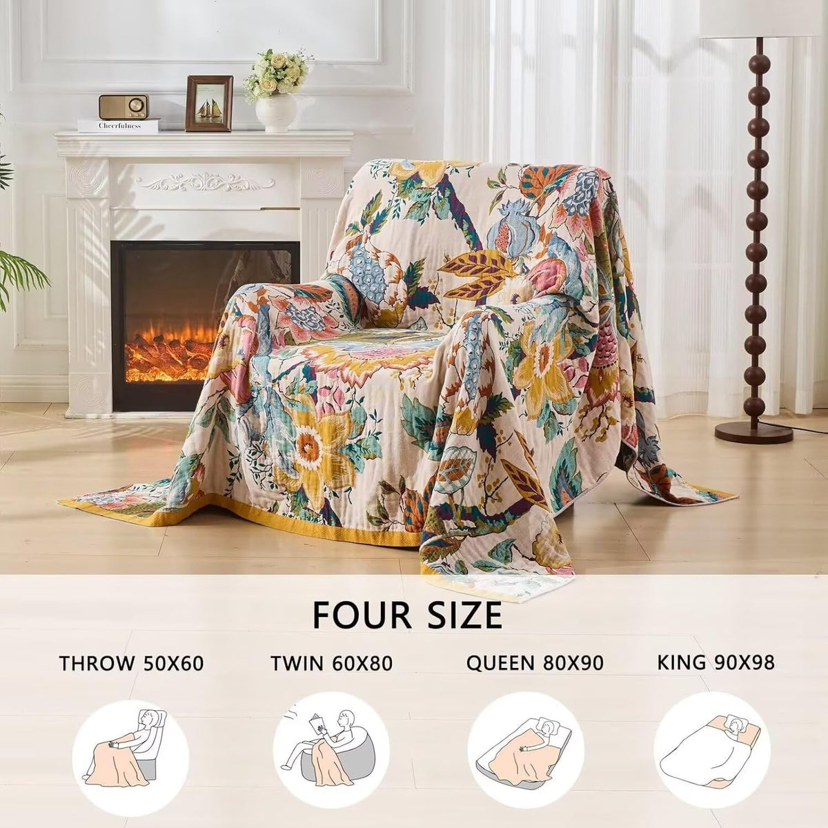 Travel-friendly ERZVND blanket folded compactly for comfort on the go