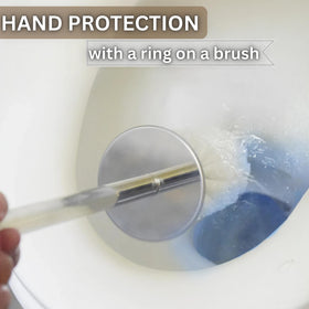 Escenzy glass holder adds elegance while protecting the brush from splashes