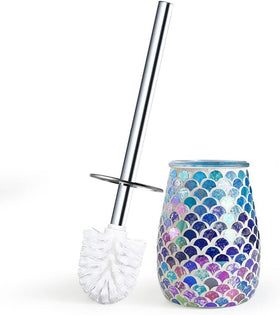 Escenzy Mermaid toilet brush in rust-resistant steel for durable cleaning