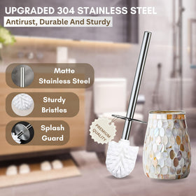 Escenzy stainless-steel brush resists rust for lasting cleaning performance