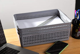 Eslite multi-use organizer for bathroom and bedroom organization