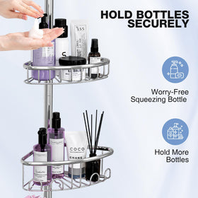 ESSEME removable hooks for razors, loofahs, and brushes