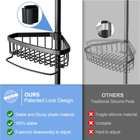ESSEME rustproof stainless steel design resists humidity for long-lasting organization